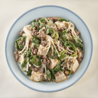 Tumis Bayam dan Tahu