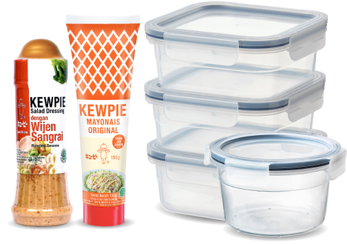 Produk Hadiah Paket Meal Prep untuk 50 pemenang