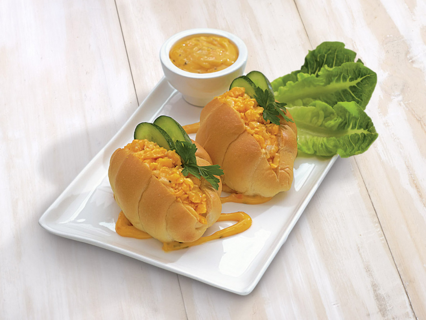 Sandwich Telur Orak Arik