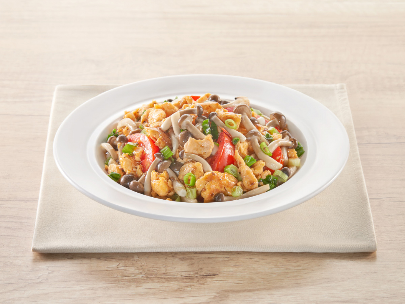 Tumis Jamur dan Telur