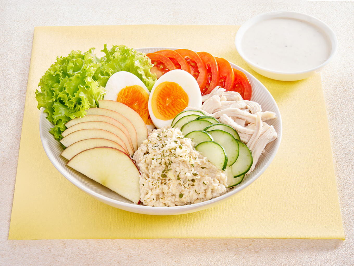 Salad Oatmeal dan Telur