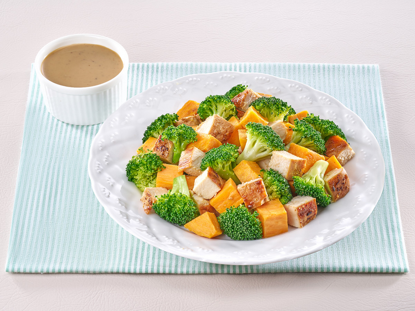 Salad Ubi, Brokoli dan Ayam